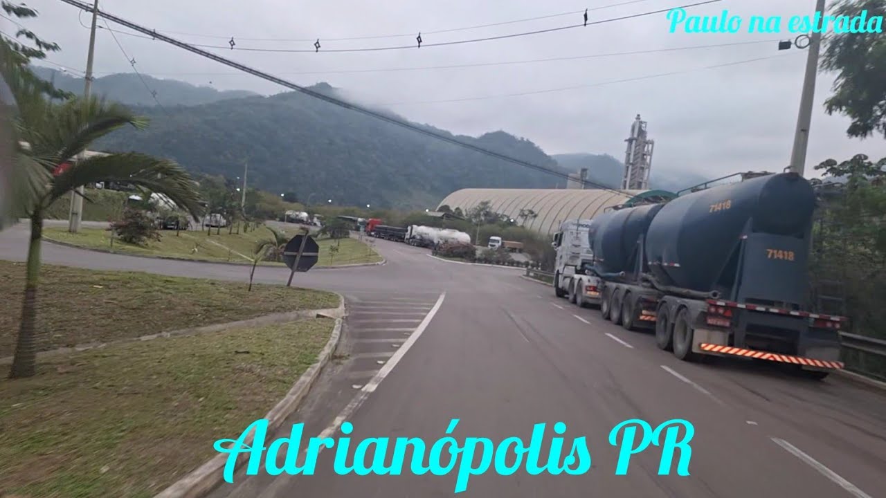 Passando na divisa de Adrianopolis PR e Ribeira SP.