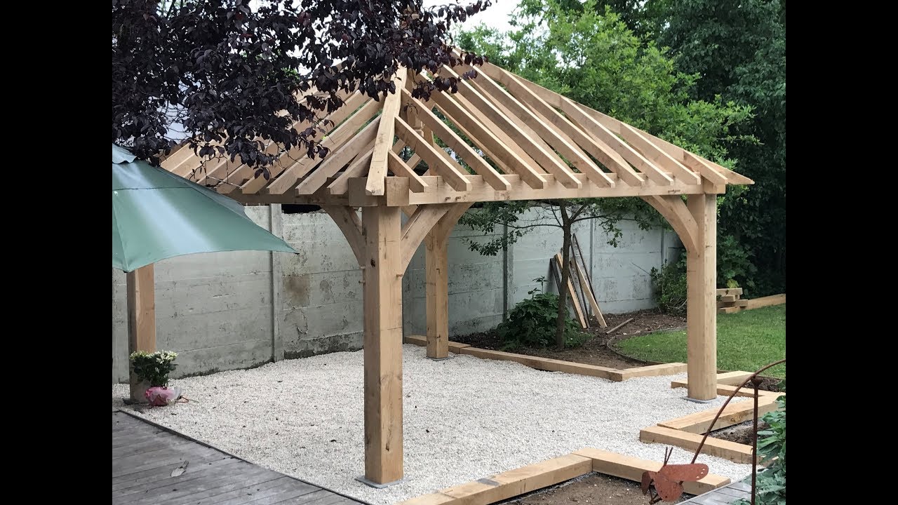Building Raison Bois & Debits Oak Gazebo