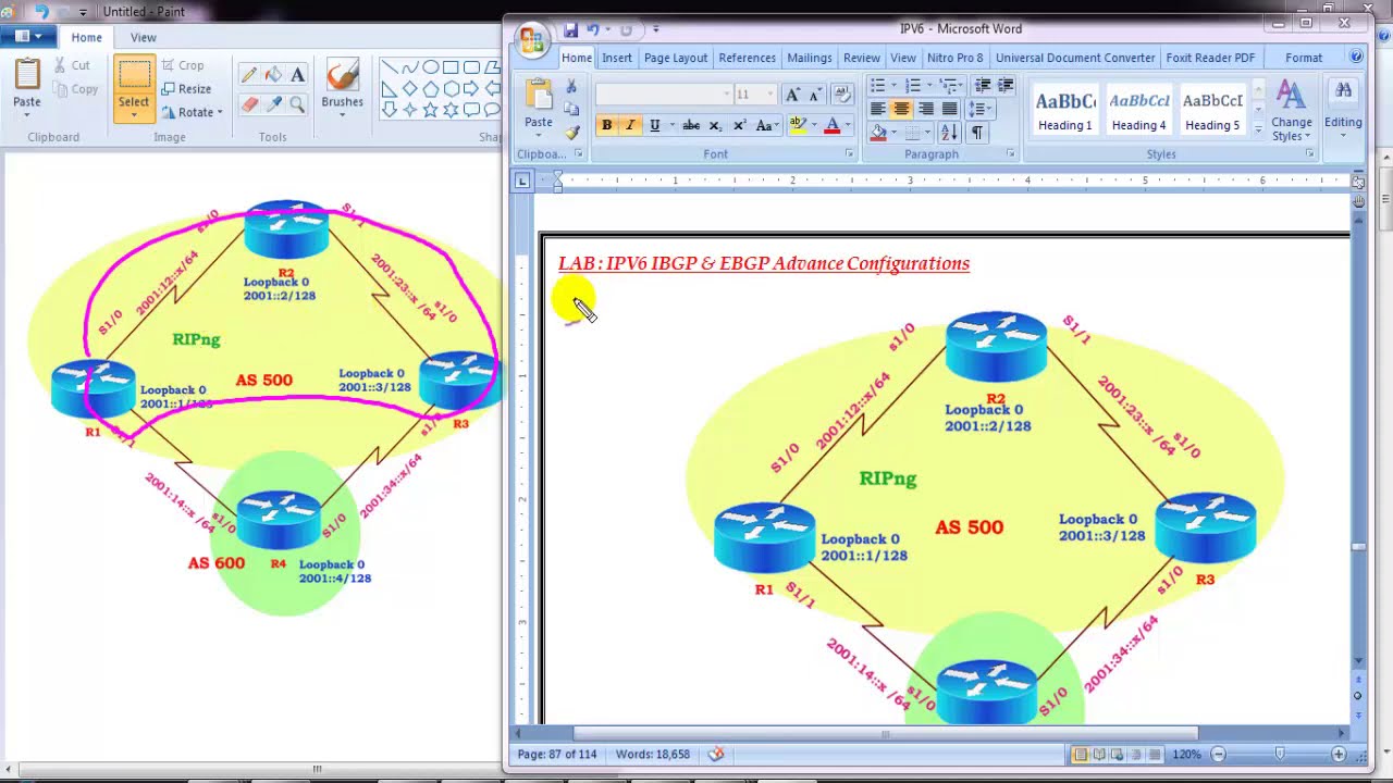 1203 IPV6 PeerGroups and Route Reflectors