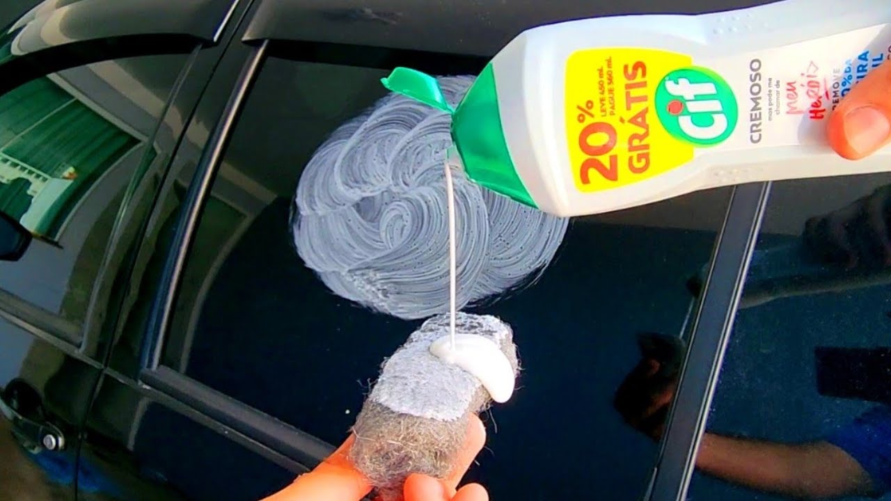 BOMBRIL E CIF PARA LIMPEZA DOS VIDROS DO CARRO, BOX DE BANHEIRO E ESPELHOS! FUNCIONA MESMO?