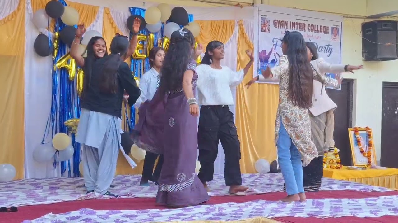 Farewell group dance 
