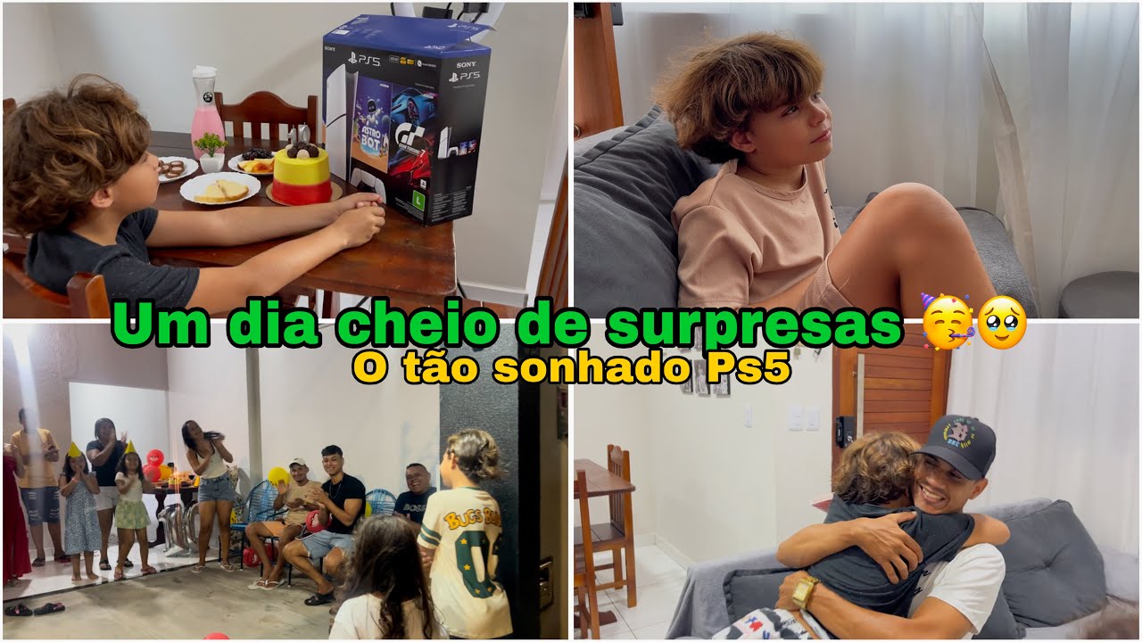 O TÃO SONHADO Ps5/ O DIA TODO DE SURPRESAS
