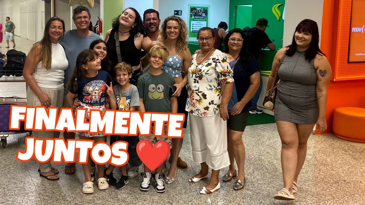 Reencontrei a minha família após 5 anos nos Estados Unidos - Chegando em Campo Grande MS ❤️😭