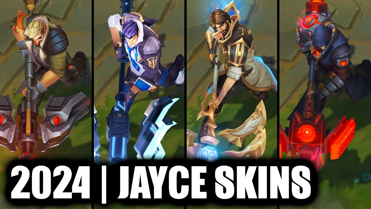ALL JAYCE SKINS SPOTLIGHT 2024 - Arcane Survivor Jayce Newest Skin | League of Legends