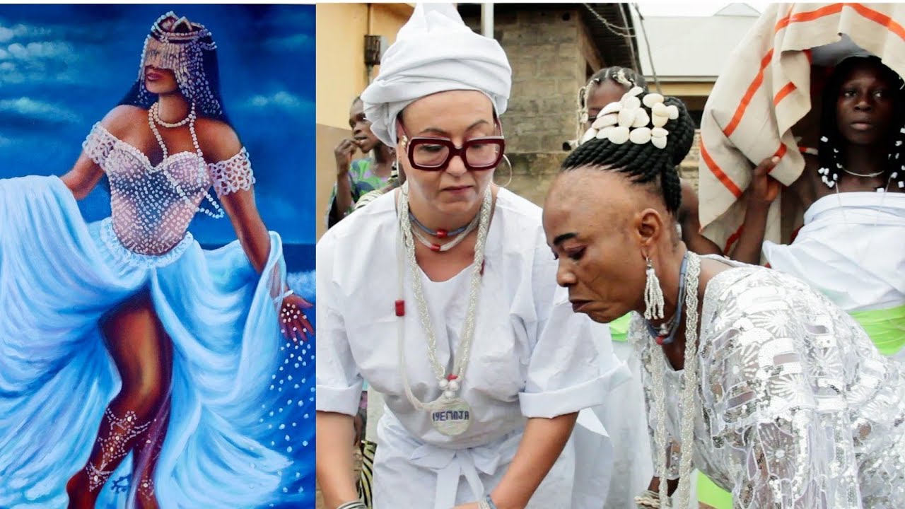 MYSTERY!!! SEE WHAT YEMOJA DID TO HER WORSHIPER DURING POSSESSION BY THE RIVER. Watch to the end..