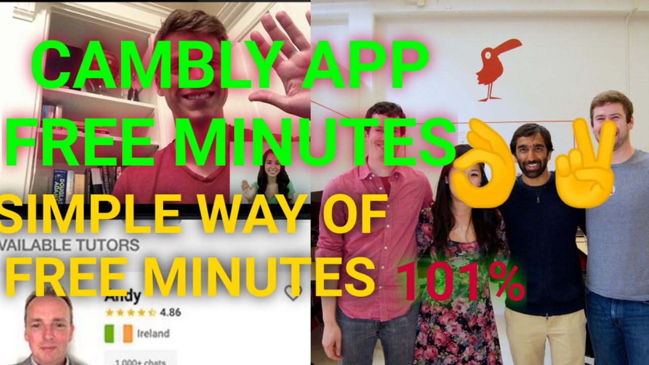 cambly app free minutes information | How to get the free minutes in cambly app | cambly app #cambly