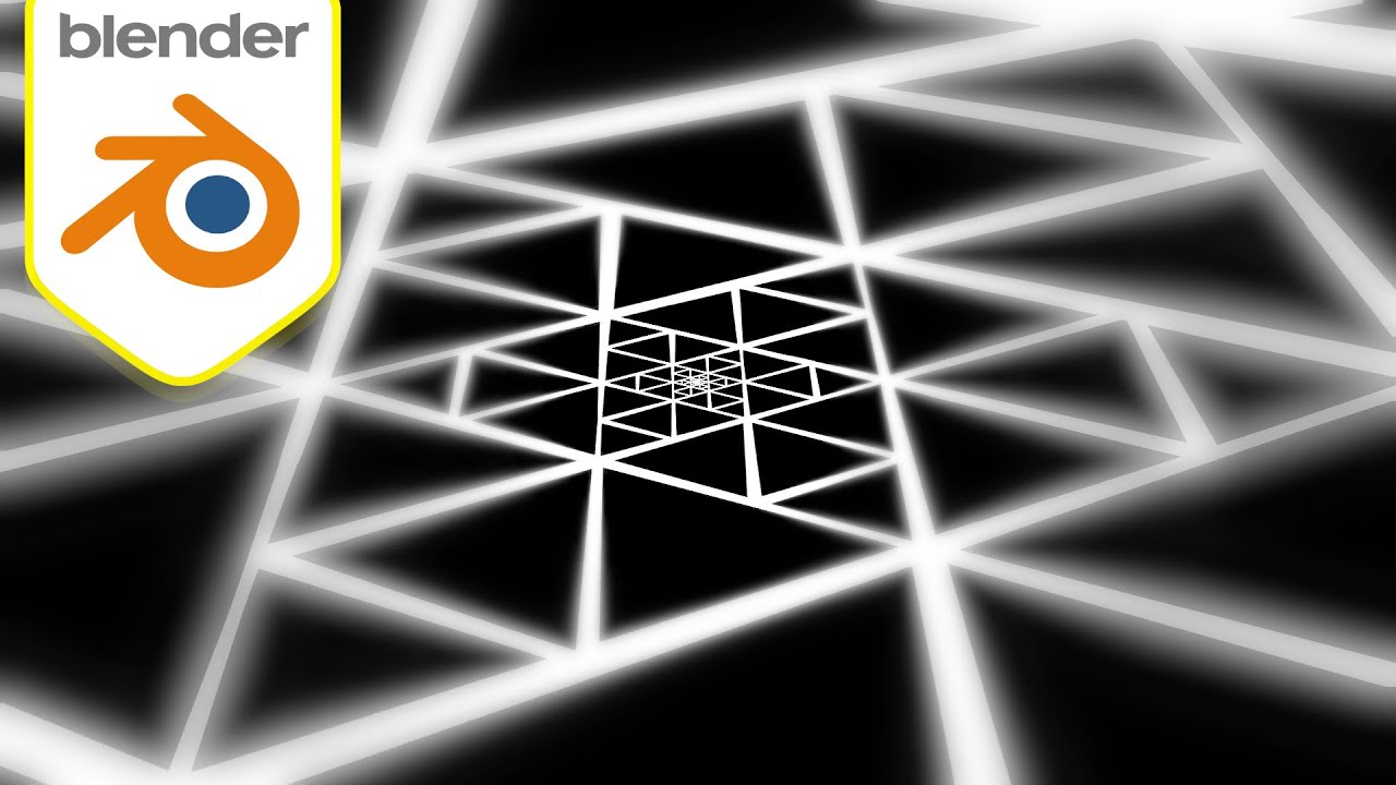 INFINITE TRIANGLES - Blender Geometry Nodes