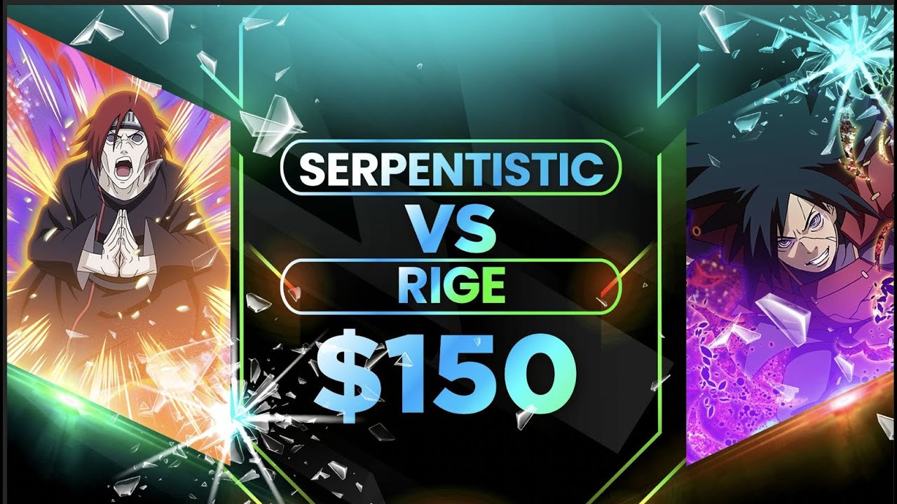 Serpentistic vs Rige || $150 Money Match || Naruto Storm 4 (Sponsored by Cactus & Burrell)