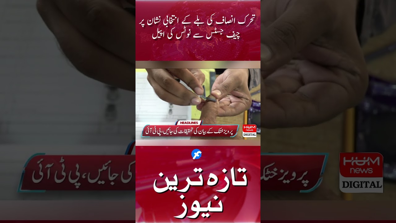 An appeal to the Chief Justice on the bat election symbol of PTI