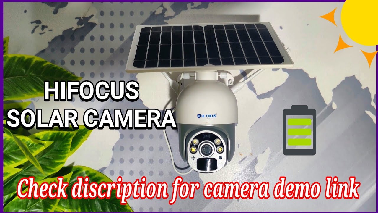 HIFOCUS SOLAR CAMERA #4g camera #cctv #technology #hifocus