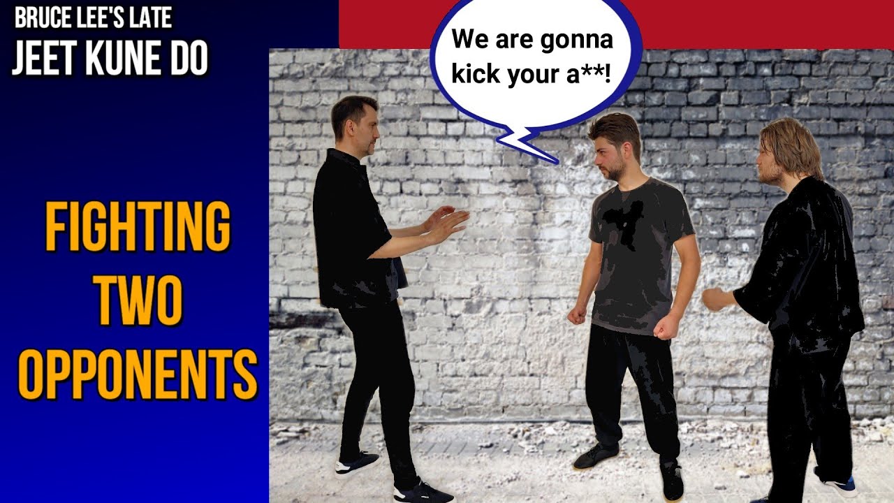 HOW TO FIGHT TWO OPPONENTS, Bruce Lee's Martial Art Jeet Kune do
