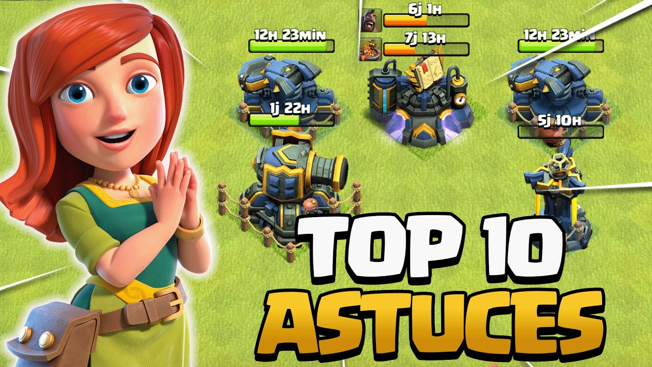 10 ASTUCES pour PROGRESSER VITE sur Clash of Clans 🔥