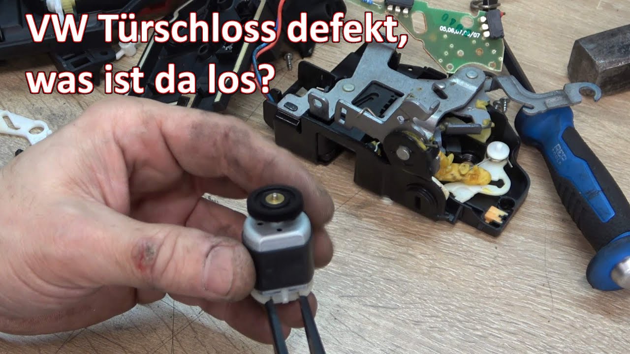 VW Türschloss defekt was ist das eigentlich los? Golf5 Türschloss hinten wechseln