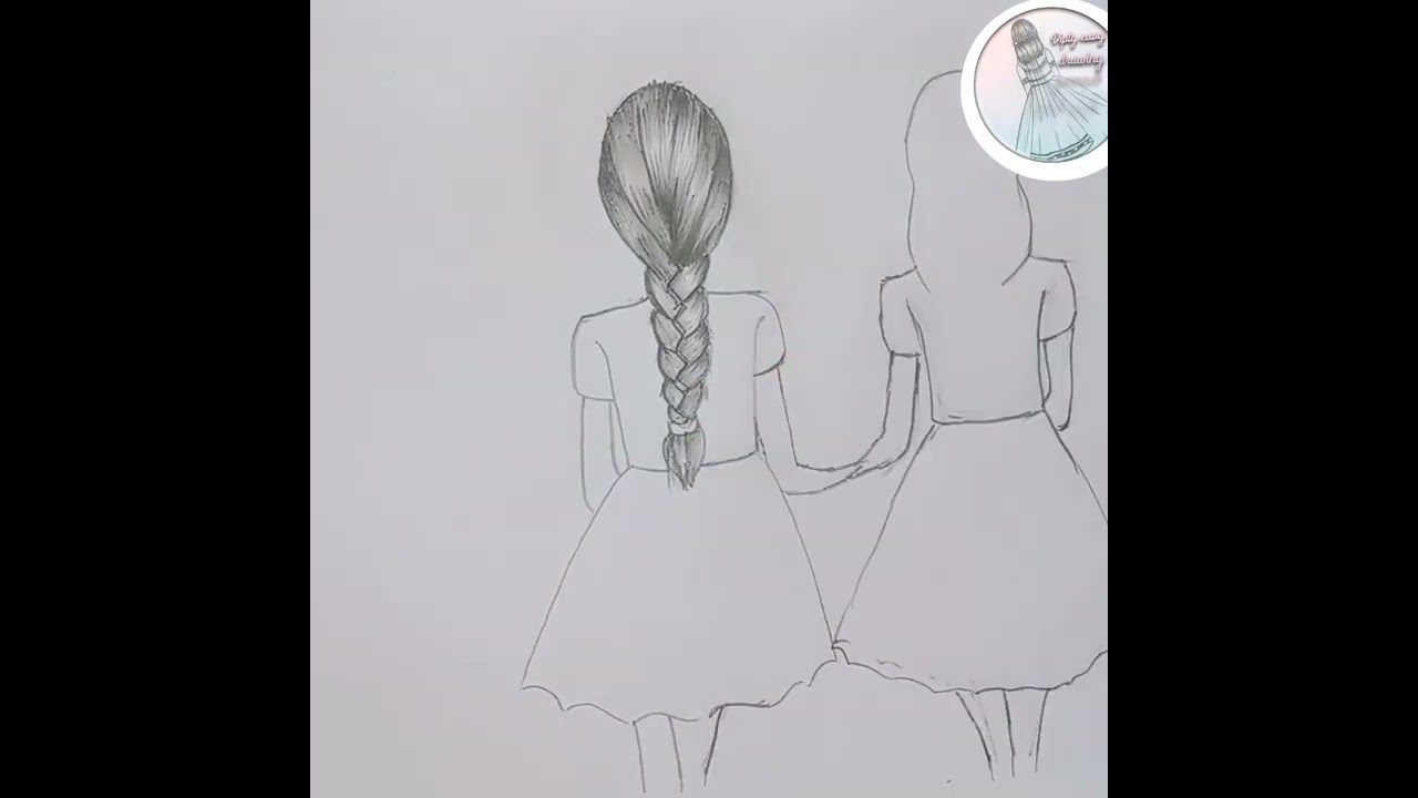 Best friends drawing easily.. 