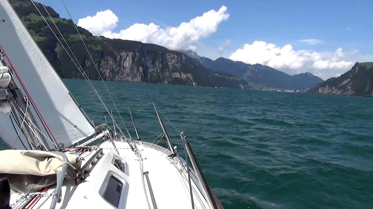 Sailing Astrea: Segeln auf dem Vierwaldst&auml;ttersee 2014 mit Hanse 300 (lake of Lucerne)