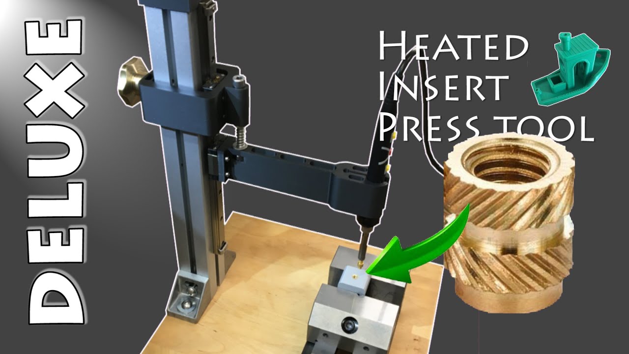 Deluxe Heated Threaded Insert Press | 3D printing