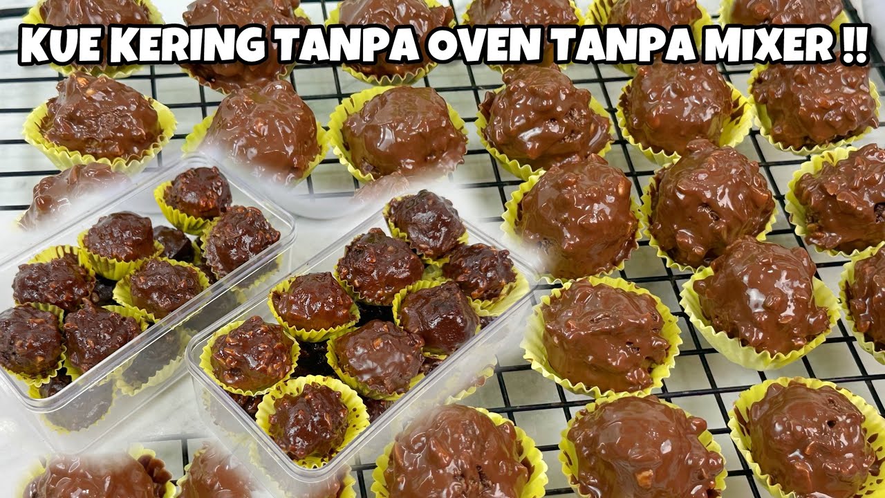 GAK PERLU OVEN MIXER DAN TEFLON !! CUKUP DIADUK AJA BERHASIL BIKIN KUE LEBARAN