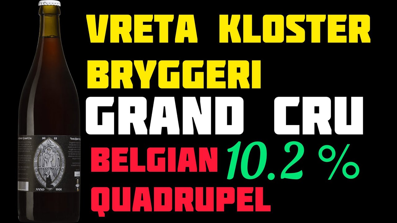 Vreta Kloster Grand Cru 2022 10.2% Vreta kloster bryggeri Belgian Quadrupel