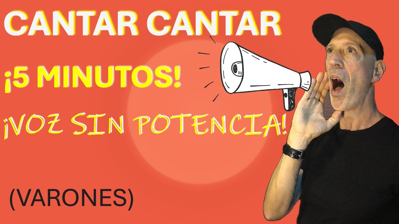 CANTAR CANTAR...¡VOZ SIN POTENCIA!