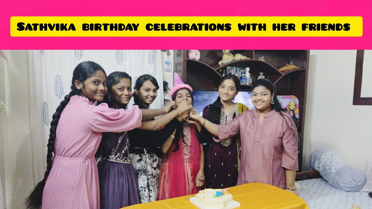 Sathvika birthday celebrations🎂🥳♥️