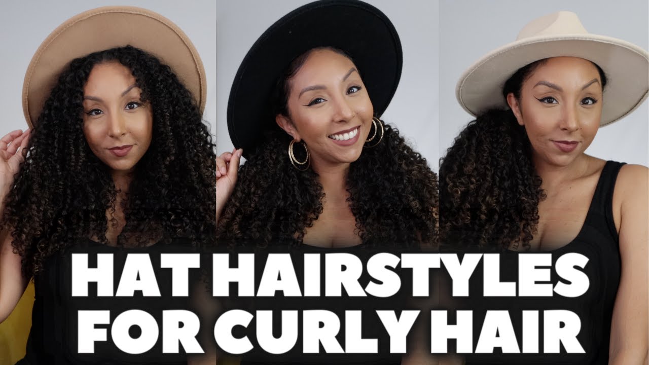Hat Hairstyles For Curly Hair! | BiancaReneeToday
