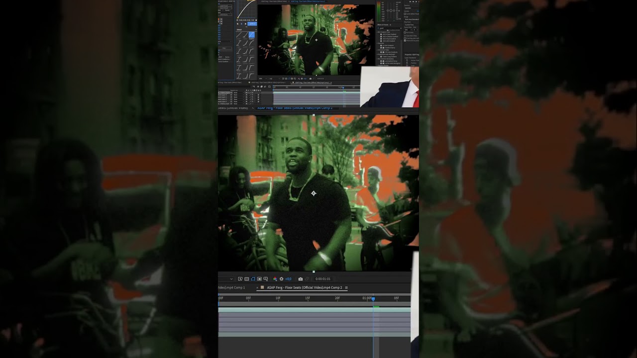 military night vision  effect