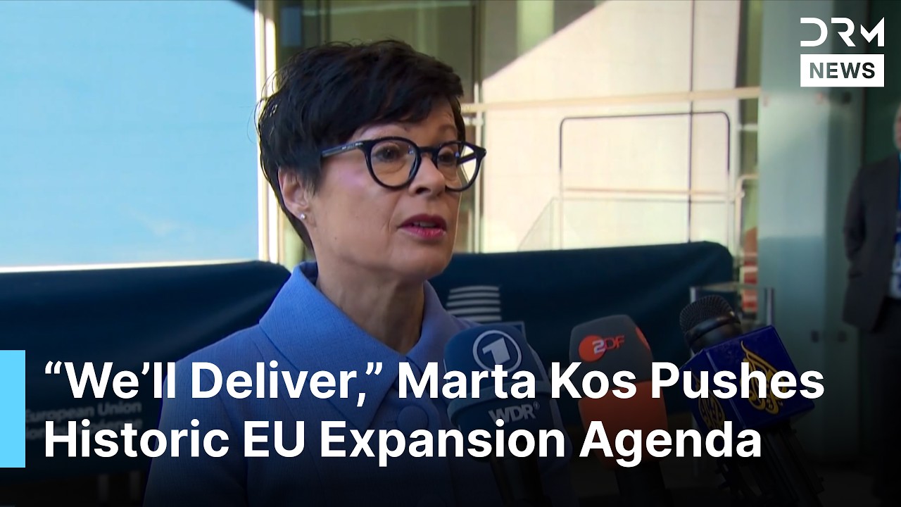 FULL REMARKS: EU Commissioner Marta Leads Major Enlargement Push for Ukraine and Moldova Talks |AC1B