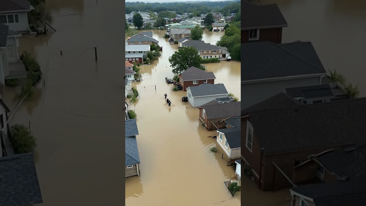 Flood Rescue operation #flood #nature #rescue #flooding #shorts
