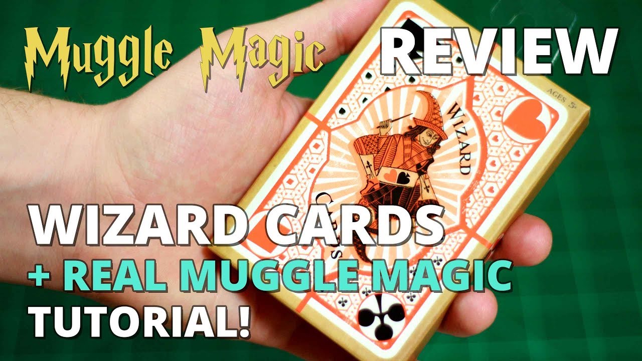 Weasleys Wizard Wheezes Playing Cards REVIEW + REAL MUGGLE MAGIC Tutorial!
