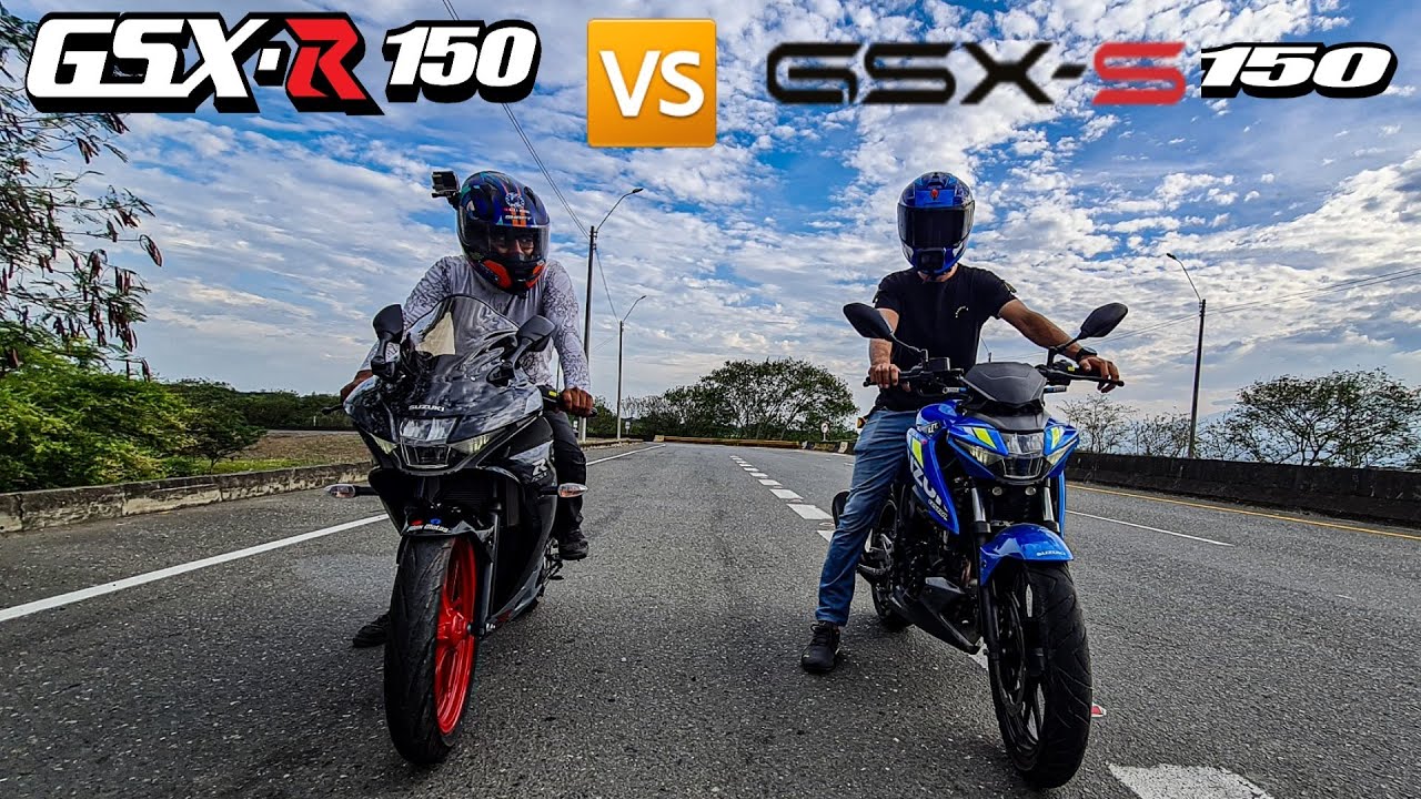 Suzuki GSX-R 150 VS GSX-S 150 Deslimitada 🔥 Drag Race |Top End