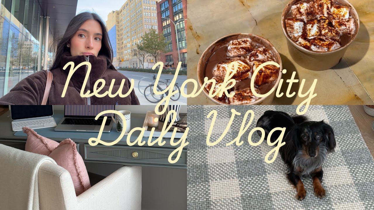 NYC VLOG - Amiga visitando NYC, Dias com Pato, Caca deu à luz, Meu Chocolate Quente Preferido!!