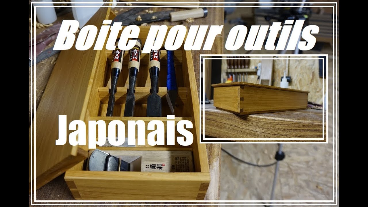 Boite pour outils Japonais (Merisier)