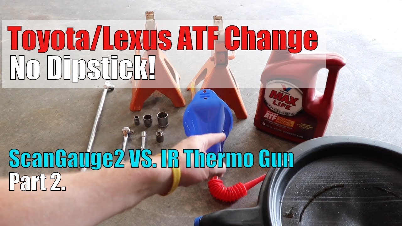 Как заменить трансмиссионную жидкость Toyota или Lexus.