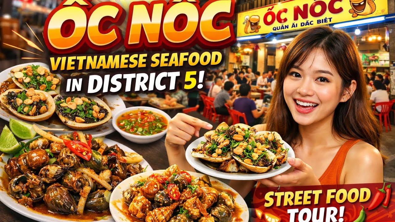 Local Vietnamese Food in District 5 - Oc Noc Review 