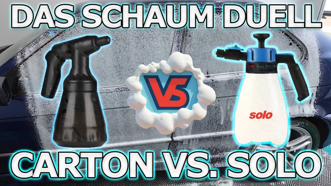 Ganz klarer Realtalk! Schaumspr&uuml;her Vergleich SOLO vs. CARTON - Philipp mit ganz klarer Meinung...!