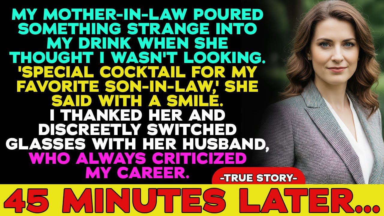 She Poisoned My Drink At Dinner To Destroy My Marriage; I Let Her Husband Drink It Instead...
