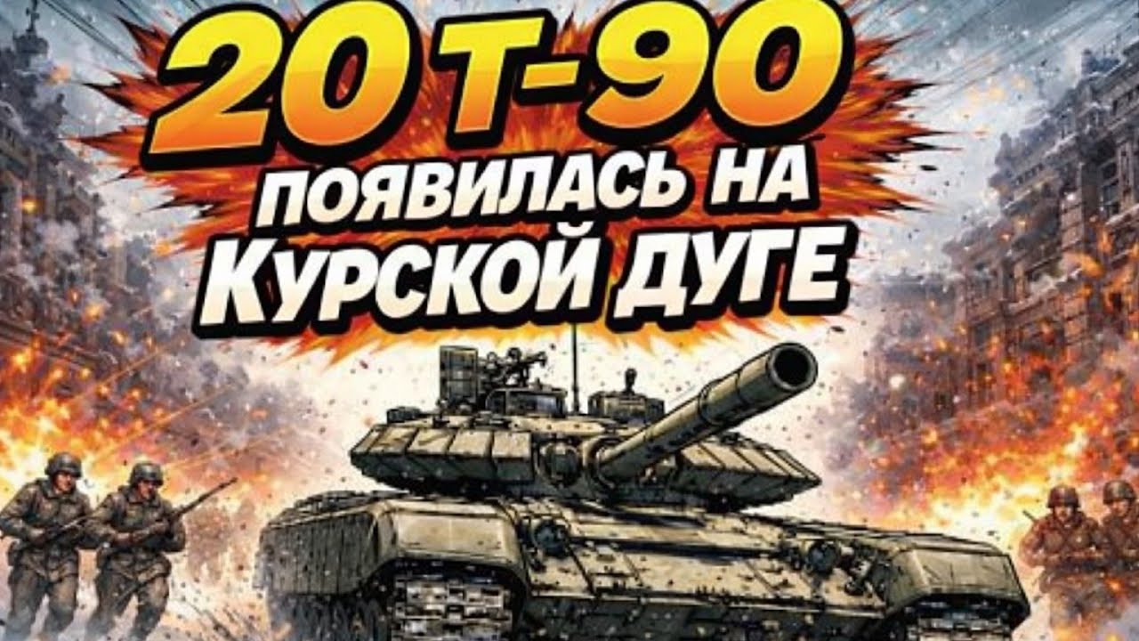 ЧТО ЕСЛИ 20 Т 90 ПОЯВИЛИЬ НА КУРСКОЙ ДУГЕ