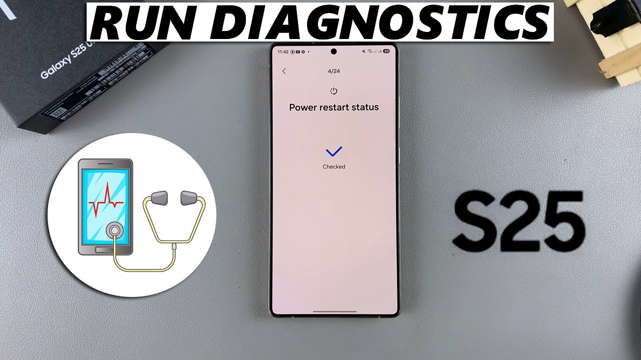 How To Run Diagnostics Test On Samsung Galaxy S25 / S25 Ultra