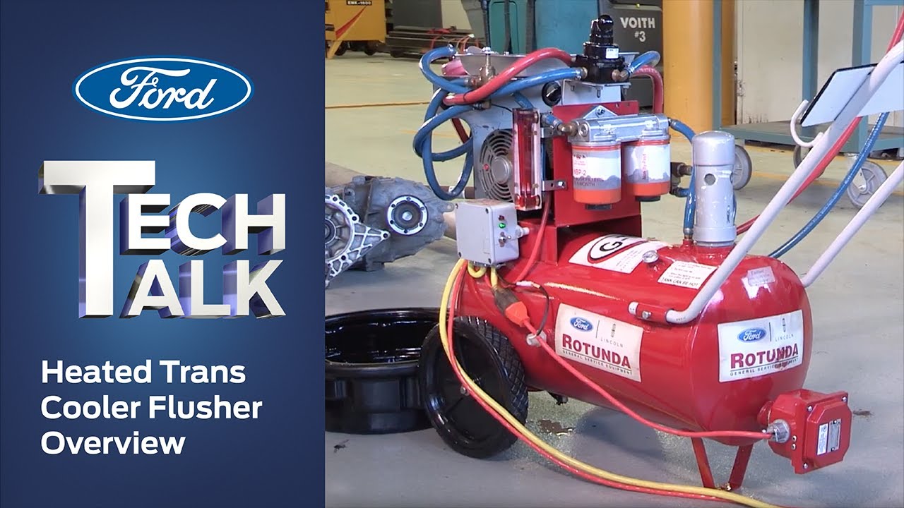 Transmission Cooler Heated Flusher Overview | Ford Tech Talk
