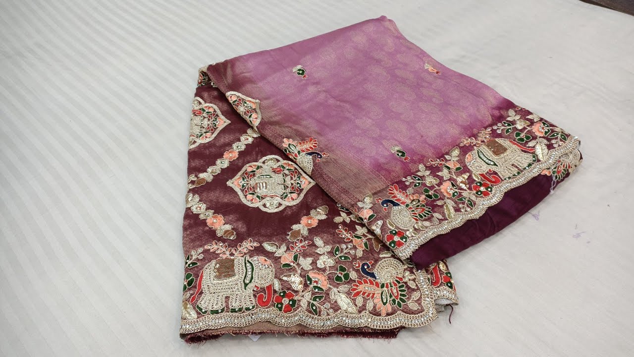 Surendra Saree beautiful❤️smart collection 9425226700 #saree #live #tissue #organza #silk #partywear