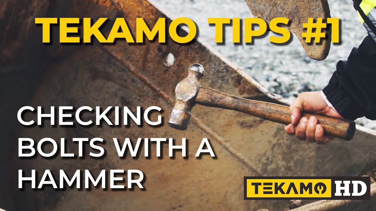 Check BOLT TENSION In Seconds Using Only A Hammer! - TEKAMO TIPS #1