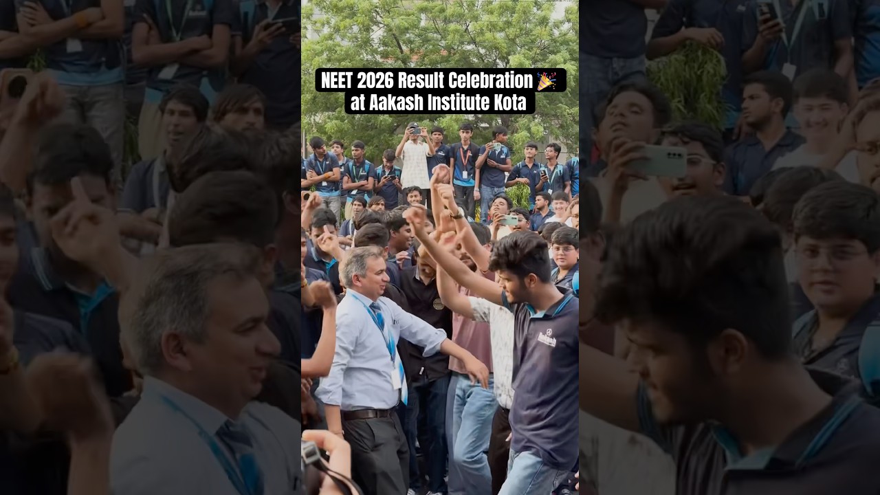 NEET 2026 Result Celebration 🎉 at Aakash Institute, Kota | #neet2026 #reneet