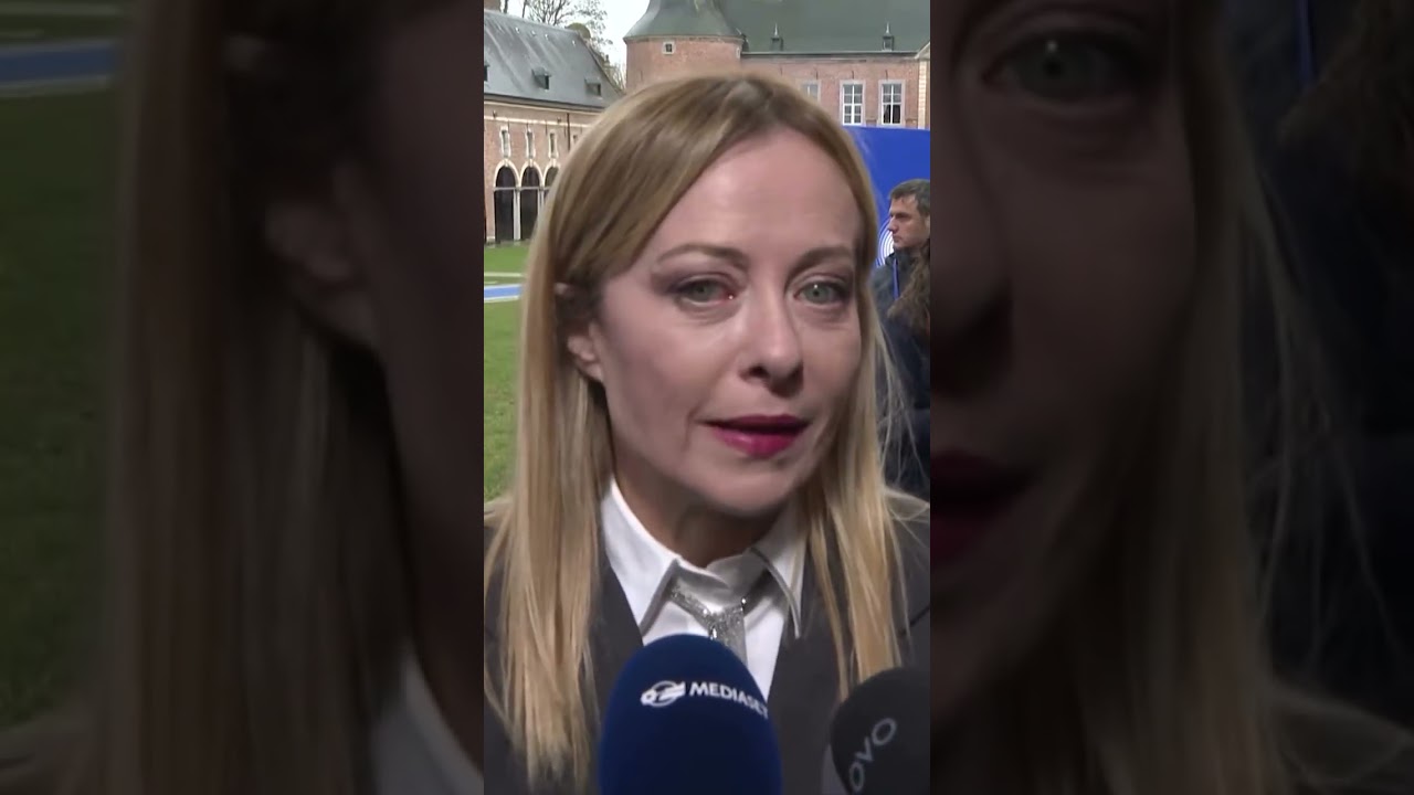 Belgio, incontro informale dei Leader dell’Ue: il punto stampa di Giorgia Meloni.