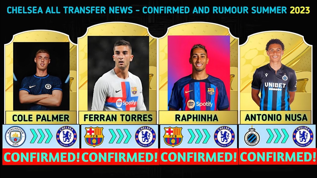 Chelsea All Confirmed Transfers and Rumours News Summer 2023 | Transfer News Today 2023