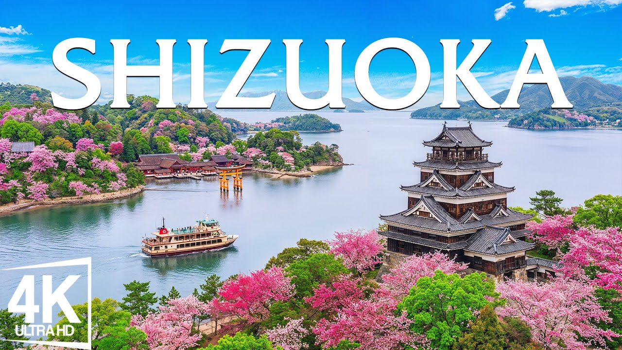 Spring Shizuoka 4K, Japan 🌸 Tea Fields, Miho Pine Coast, Fuji Views & Quiet Bay Walks