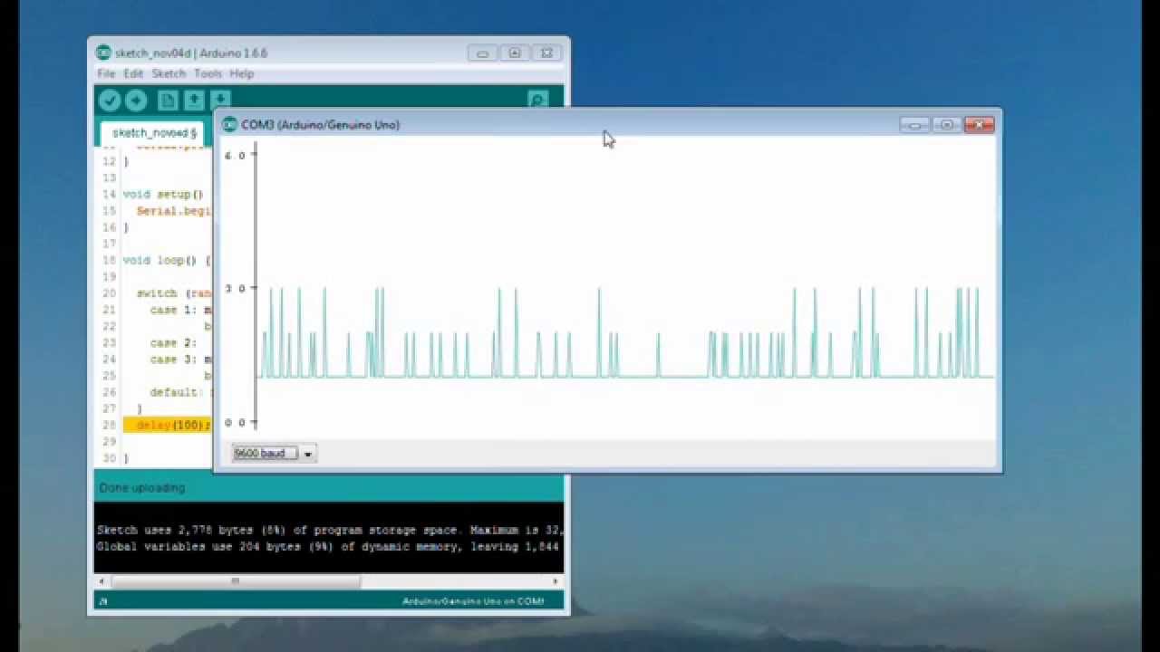 Using The Arduino Serial Plotter