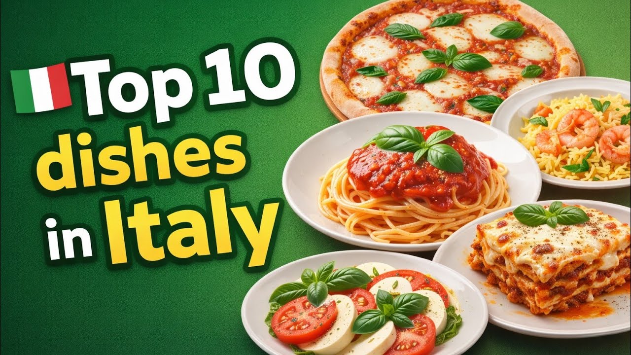 Top 10 dishes in Italy