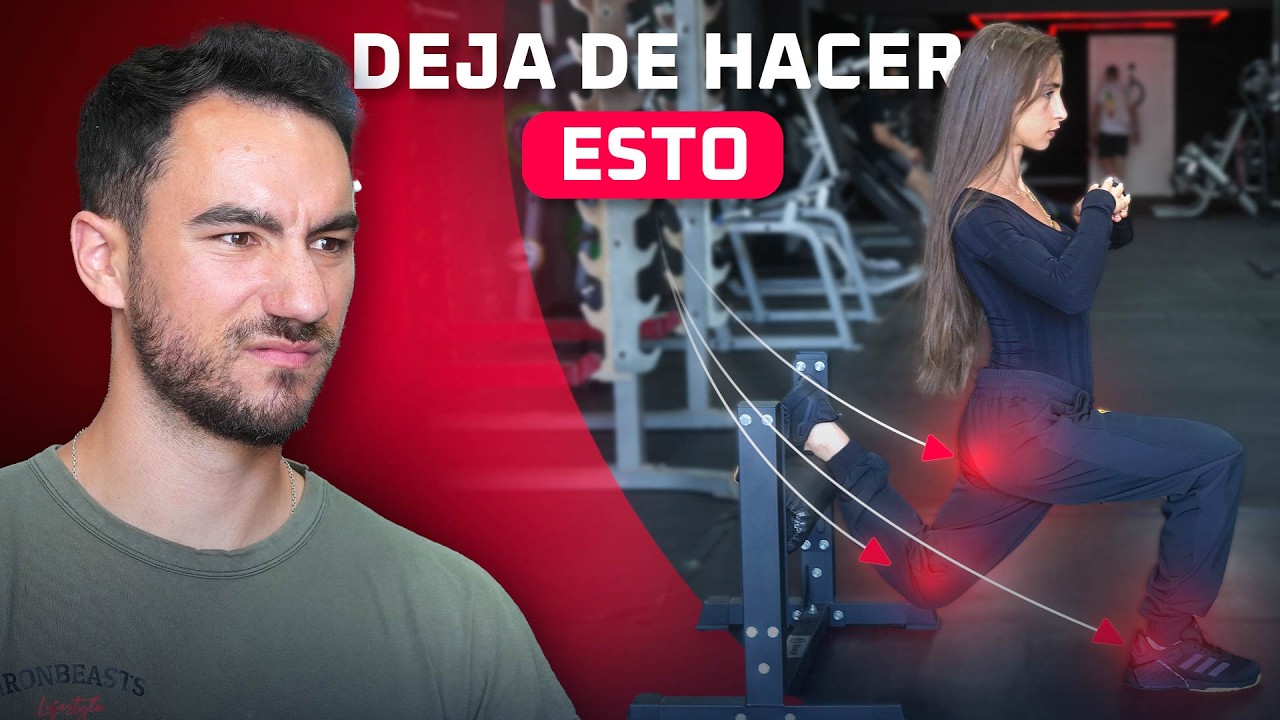 Deja de Hacer ASÍ la SENTADILLA BÚLGARA si quieres que te Crezca el GLÚTEO