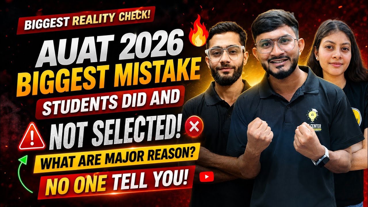 Before AUAT 2026 Watch This! 🚨 Biggest Student Mistakes in AUAT Ug Pg Exam। AUAT 2026 ABC Center 