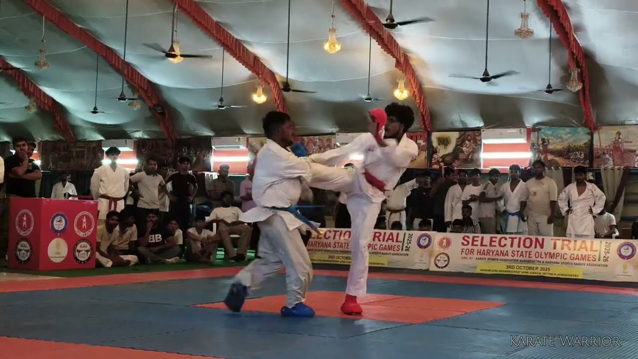 Mohammed Dawood Vs Sachin Garg | Haryana Olympic State Games Trails | Karate Warrior | #karate #wkf
